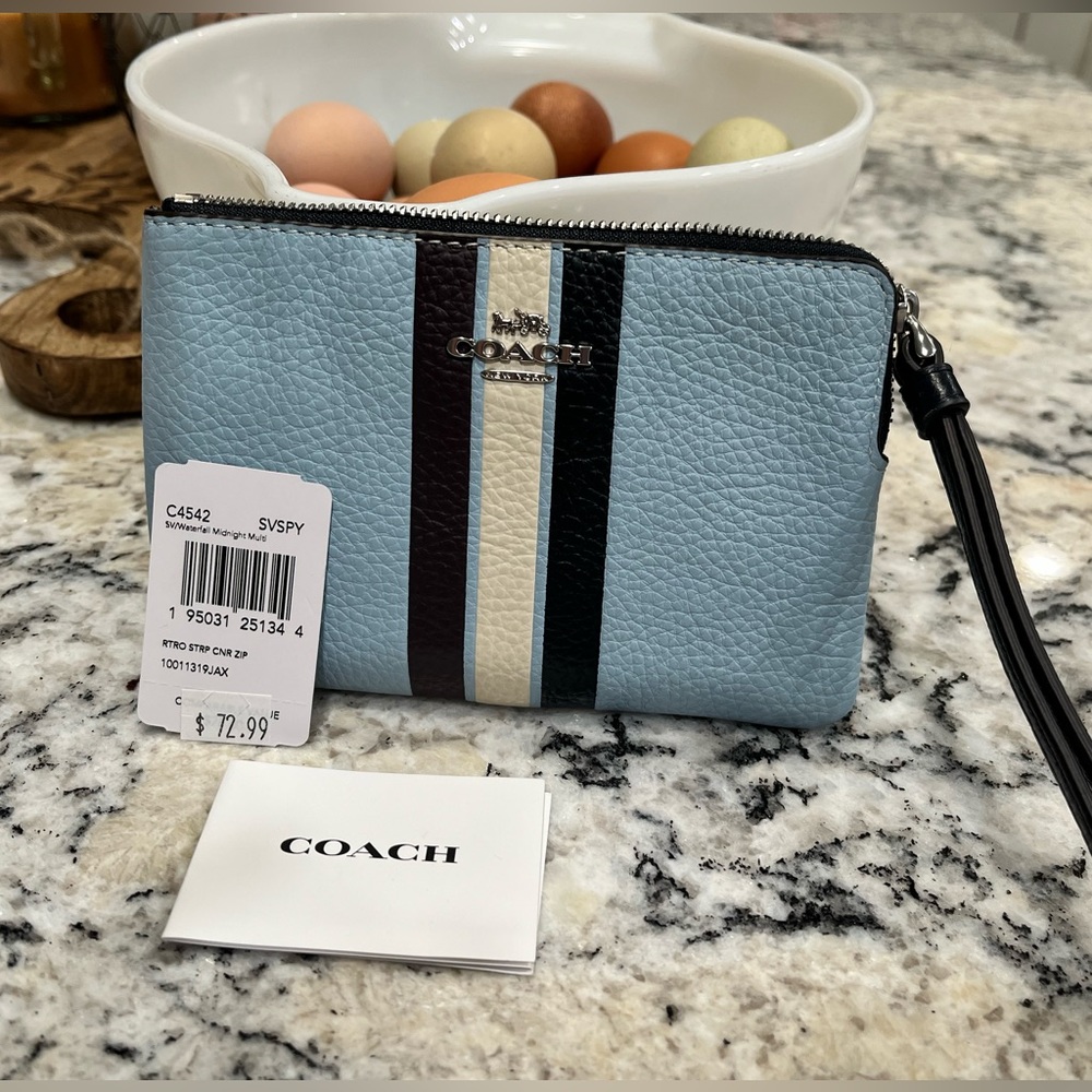 Sold- Brand new coach wristlet